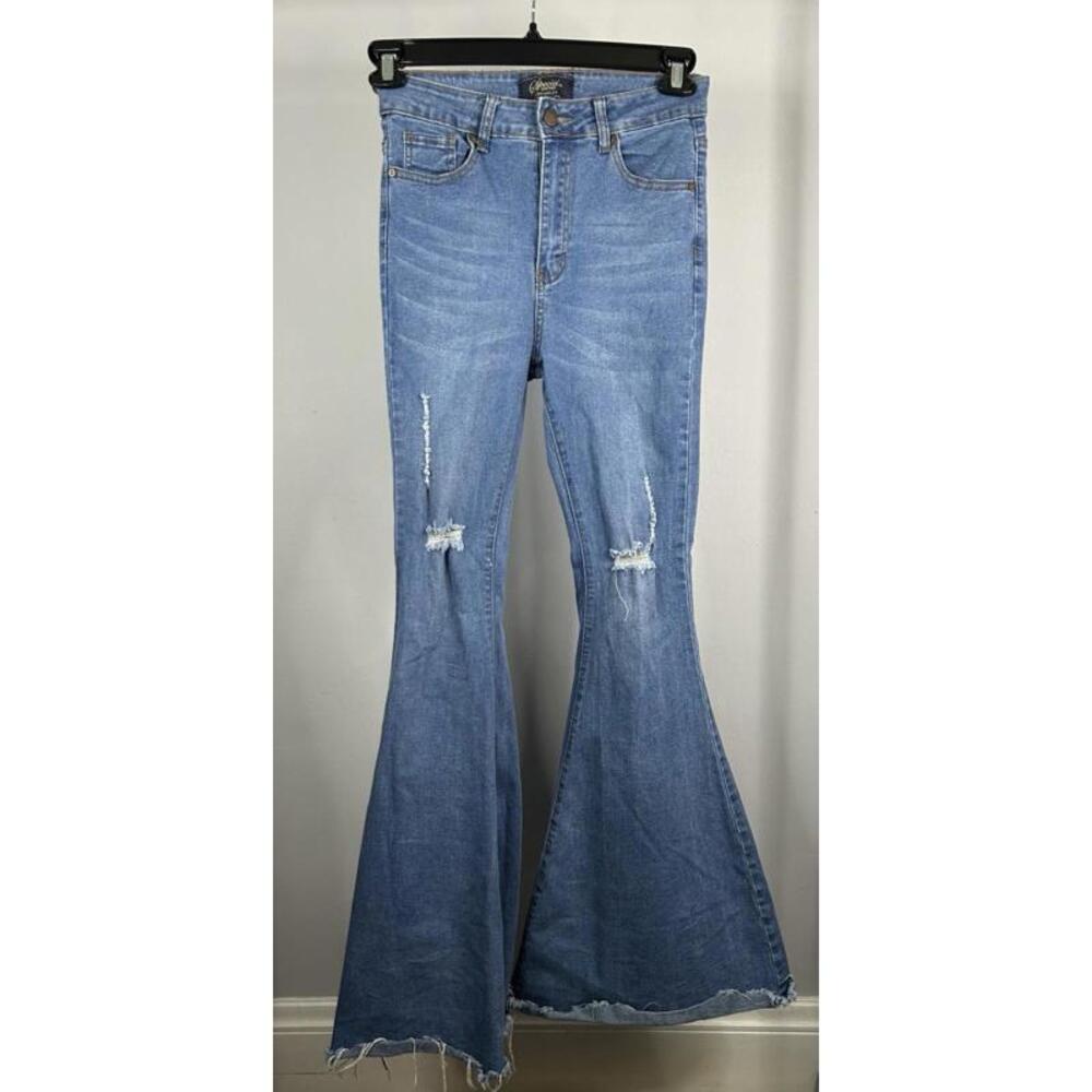 Special One Women's Size 7 Hi-Rise Bell Bottom Jeans 26x33